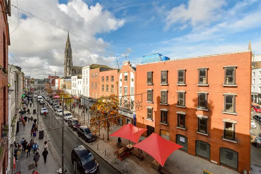 A busy street in Drogheda town centre